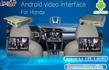 Honda Multimedia Video Interface Android Navigation , Headrest Dispaly , Mobile Phone Mirrorlink